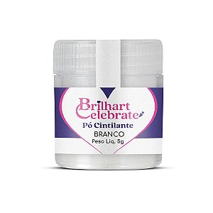 Pó Para Decoração Cintilante Branco 5g - Brilhart