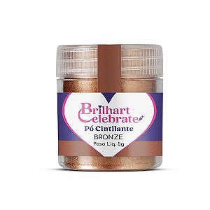 Pó Para Decoração Metálico Bronze 5g - Brilhart