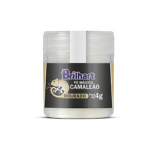 Pó Para Decoração Camaleão Dourado 4g - Brilhart