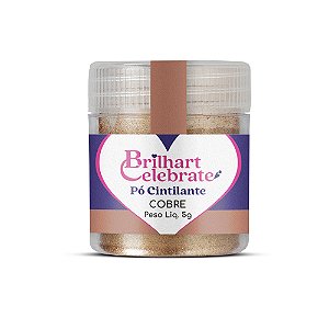Pó Para Decoração Metálico Cobre 5g - Brilhart