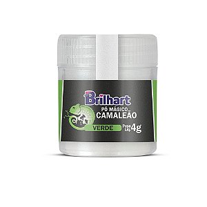 Pó Para Decoração Camaleão Verde 4g - Brilhart