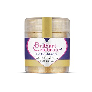 Pó Para Decoração Metálico Ouro Egípcio 5g - Brilhart