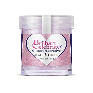 Glitter Para Decoração Premium Algodão Doce 30g - Brilhart