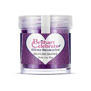 Glitter Para Decoração Premium Brilho das Galáxias 30g - Brilhart