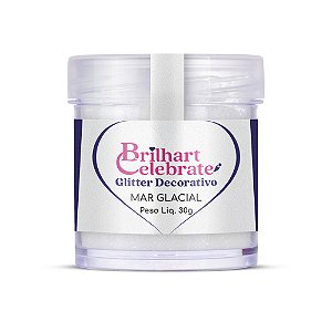 Glitter Para Decoração Premium Mar Glacial 30g - Brilhart
