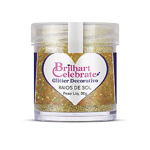Glitter Para Decoração Premium Raios de Sol 30g - Brilhart