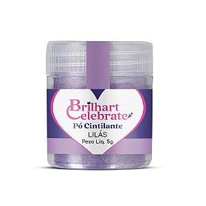 Pó Para Decoração Cintilante Lilás 5g - Brilhart