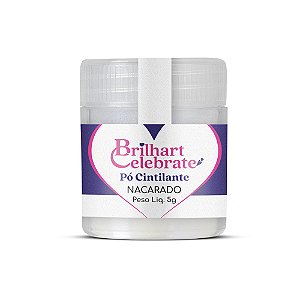 Pó Para Decoração Cintilante Nacarado 5g - Brilhart