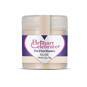 Pó Para Decoração Cintilante Nude 5g - Brilhart