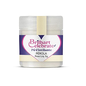 Pó Para Decoração Cintilante Pérola 5g - Brilhart