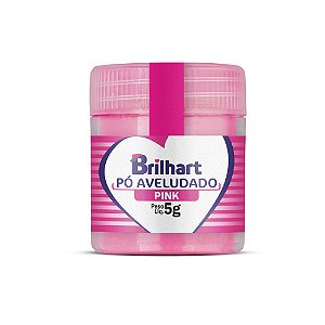 Pó Para Decoração Aveludado Pink 5g - Brilhart