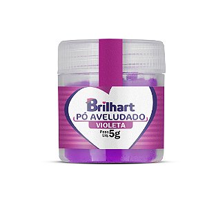 Pó Para Decoração Aveludado Violeta 5g - Brilhart