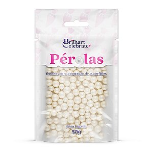 Pérola Cintilante Perolada Média 50g - Brilhart