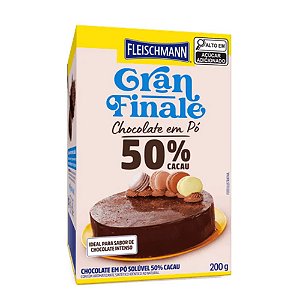 Chocolate em Pó 50% Gran Finale 200g - Fleischmann