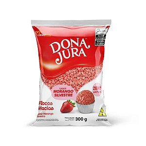 Flocos Macios Morango 300g - Dona Jura
