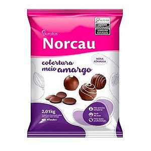 Cobertura Moedas Meio Amargo Norcau 2,01kg - Puratos