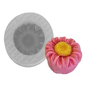 Molde de Silicone Doce Modelado Flor Margarida 871 - Flexarte