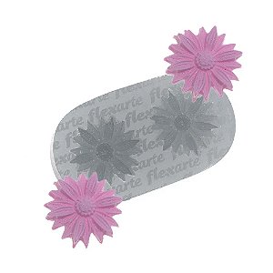 Molde de Silicone Par de Flor Yrsa 698 - Flexarte