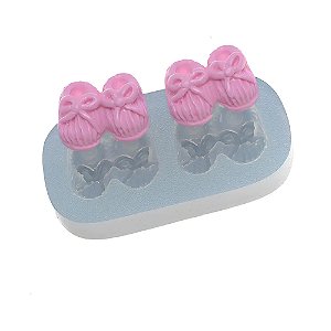 Molde de Silicone Pares de Pantufas 377 - Flexarte