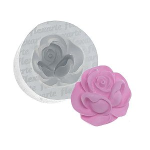 Molde de Silicone Rosa Média Oktyabrina 425 - Flexarte