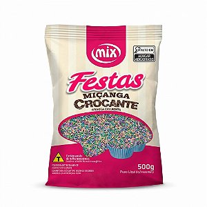 Confeito Miçanga Candy Color 500g - Mix
