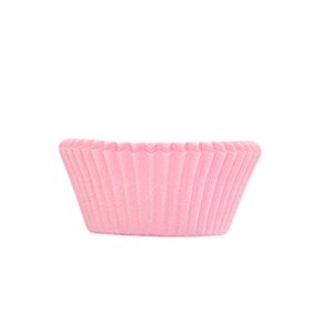 Forma Mini Cupcake Rosa 45un - Ultrafest