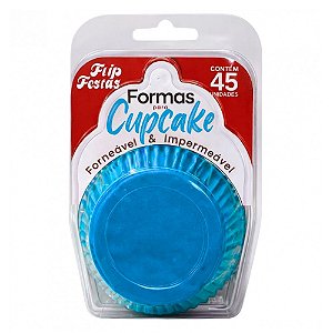 Forma Cupcake Azul Claro 45un - Flip