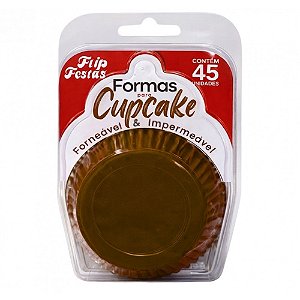 Forma Cupcake Marrom 45un - Flip