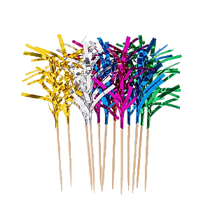 Palito para Decoração 12un - Silver