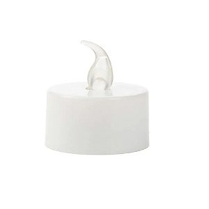 Vela Led Branca 3,6x4cm - Silver