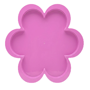 Bandeja Floratta Rosa Claro 25cm - Festplastik