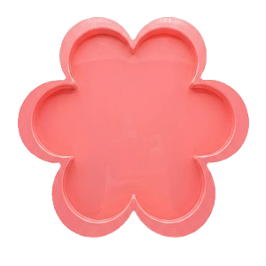 Bandeja Floratta Rosa Goiaba 25cm - Festplastik