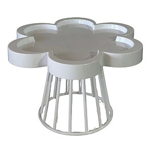 Boleira Floratta Branco 25cm - Festplastik
