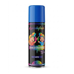 Tinta Para Cabelo Azul 120ml - Partiu Festa