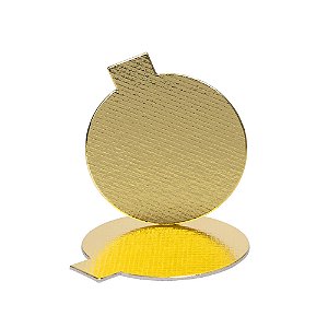 Base Para Doces Redonda Ouro 7,5cm 25un - Stalden