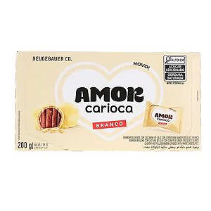 Bombom Amor Carioca Branco 200g - Neugebauer