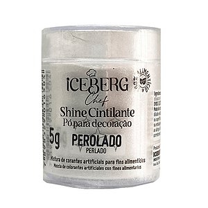 Pó Para Decoração Cintilante Perolado 5g - Iceberg