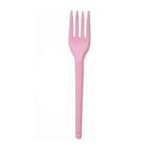 Garfo Sobremesa Rosa Candy 50un - Trik Trik