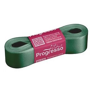 Fita Cetim Número 7 Verde Oliva 10m - Progresso