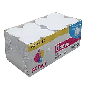 Caixeta Branca 3,3x3,3x2,5cm 500un - Nc Toys