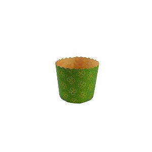Forma Panetone Verde 250g 10un - Ultrafest