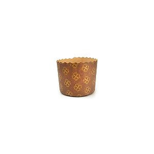 Forma Panetone Marrom 250g 10un - Ultrafest