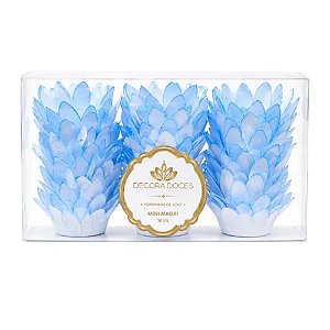 Forminha Mini Madri Azul Bebê 30un - Decora Doces