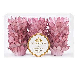 Forminha Mini Madri Rosa Seco 30un - Decora Doces