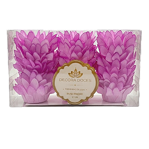 Forminha Mini Madri Rosa Claro 30un - Decora Doces