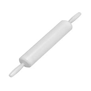 Rolo Para Massas Branco 25x6cm - Solrac