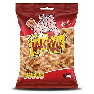 Salgadinho de Bacon Listrado 150g - Salcique