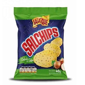Batata Ondulada Cebola e Salsa 40g - Salcique