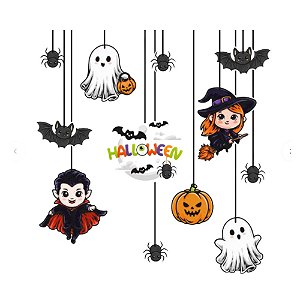 Decoração de Pendurar Ícones Halloween Infantil - Regina