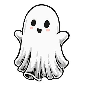 Personagem Decorativo Fantasminha Halloween Infantil - Regina